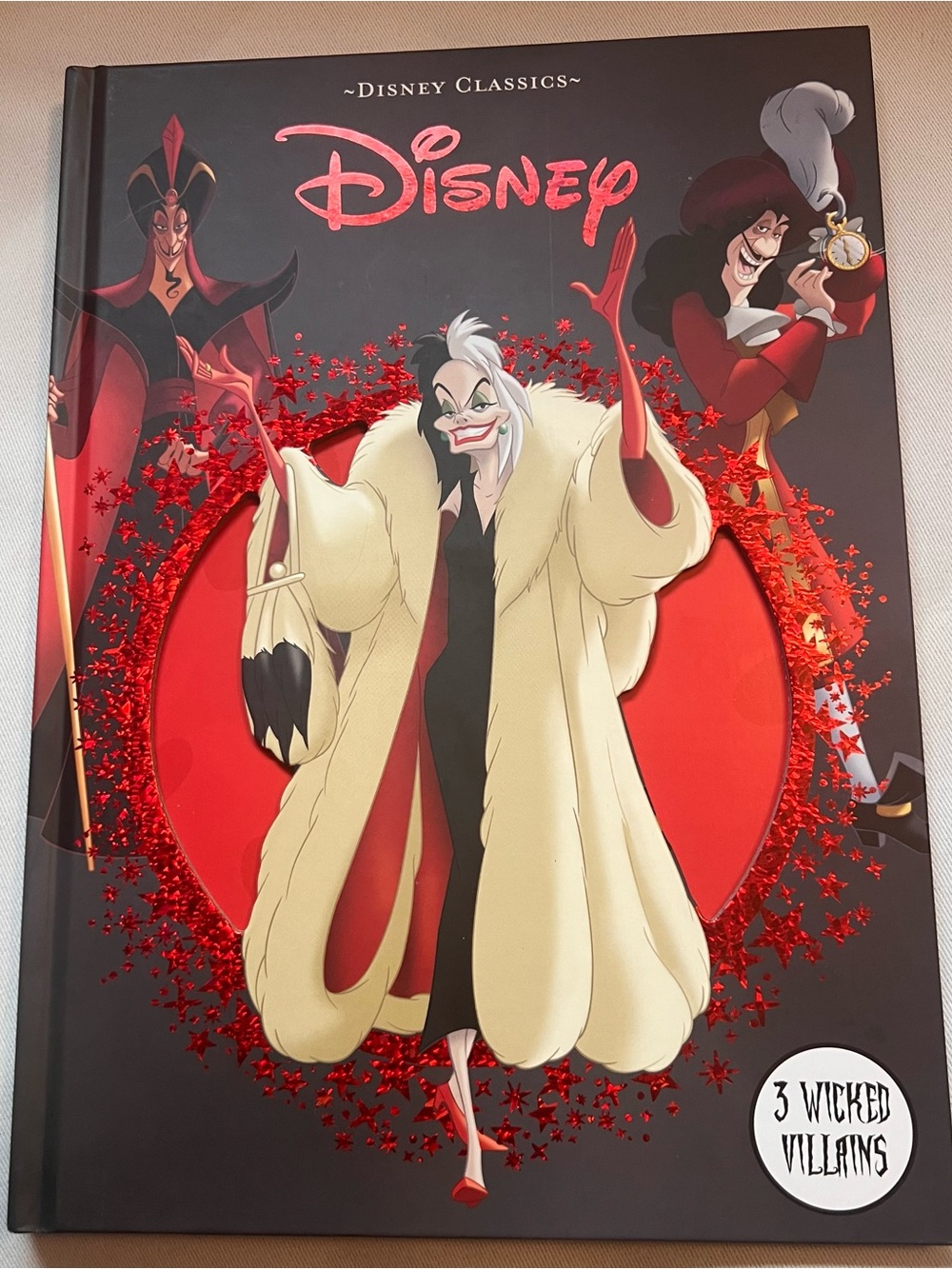 NEW Disney Classics 3 Wicked Villains Storybook Collection Book Cruella